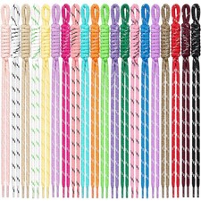 Hzopcw 24pcs Paracord Rope Keychain, Paracord Keychain Bag Charms, Braided Ro...