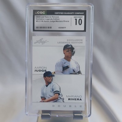 Leaf 2024 Legends Exclusive Aaron Judge/Mariano Rivera ELE-58 CGC 10
