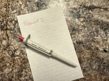 Eppendorf Research Plus Pipette Ballpoint Pen - Pink Ink