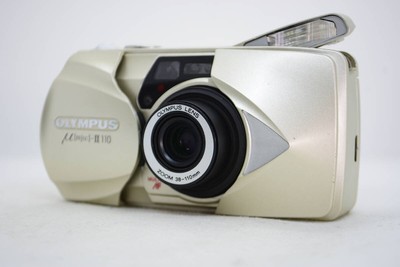olympus μ II Coral Pink -Olympus μ mju II 35mm Point & Shoot Film Camera | eBay