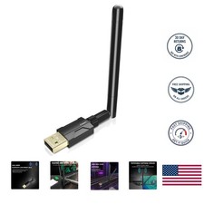 USB Bluetooth 5.1 Adapter - 300FT Long Range Wireless Dongle for PC Laptops