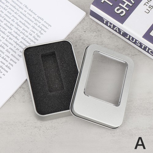 Tinplate U Disk Small Square Box Badge Gift Metal Packaging Box U Disk Large - Afbeelding 13 van 16