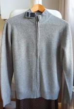 Kaschmir Wolle Savile Row Herren Strickjacke Gr. S