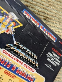 Ghosts 'N Goblins CIB 1st Print Unpunched Hangtab 5 Screw Nintendo NES Complete