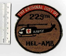 Vietnam War The Original DUST-OFF 229th Helicopter Ambulance Medical Det Patch