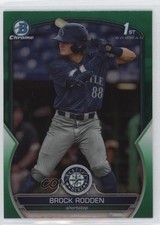2023 Bowman Draft Chrome Green Refractor /99 Brock Rodden #BDC-171 0c3e