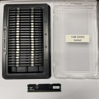 Lot of 24pcs Wintec 1 GB DIMM 667 MHz DDR2 SDRAM Memory Tested with Memtest