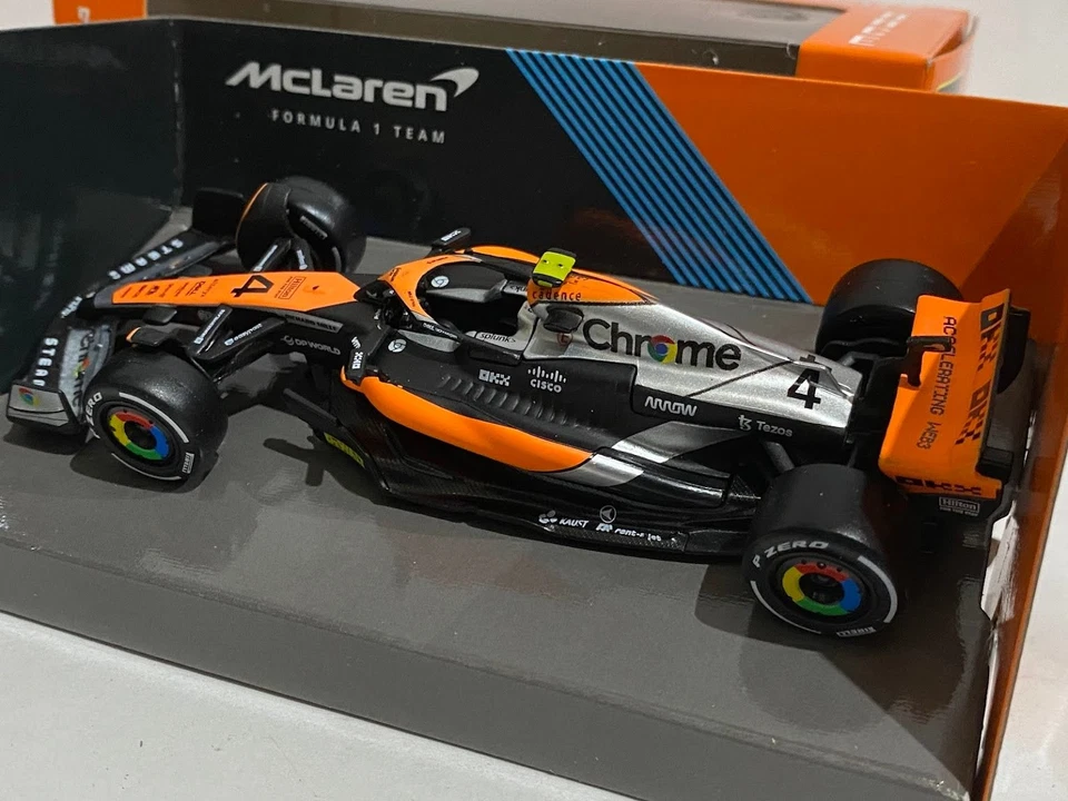 BURAGO McLaren MCL60 2023 British Grand Prix F1 1:43 Ixo Diecast - Imagen 2 de 4