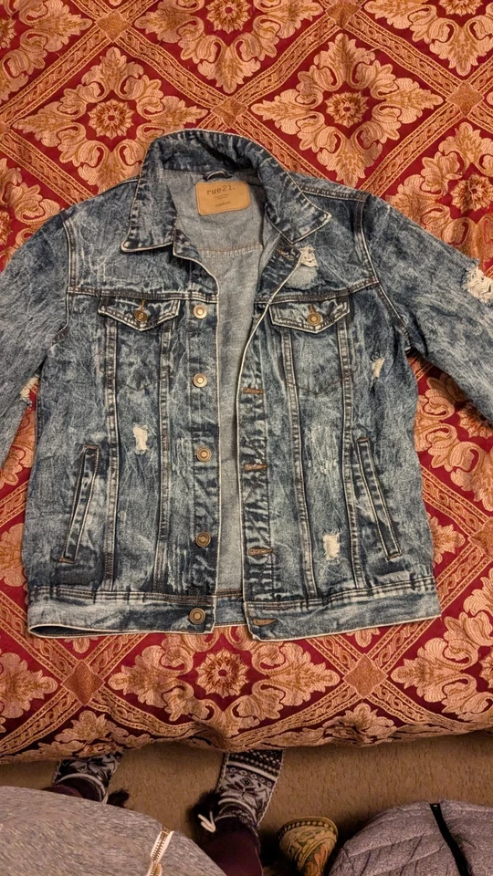 Chaqueta Jean Hombre Mediana Rue21 Foto 2 de 4