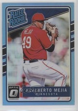 2017 Donruss Optic Rated Rookies Carolina Blue Prizm 7/50 Adalberto Mejia 7l6