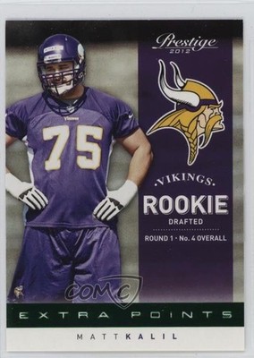 2012 Playoff Prestige Extra Points Green 22/25 Matt Kalil #226 Rookie RC 1u6