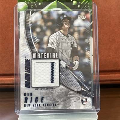 #ad 2025 Topps Series 2 Major League Material Ben Rice #MLM2 BRI MEM RC $9.49