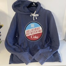 Men's Coke Cola Hoodie Vintage Style 2014 Size XL Great Condition Rare Vintage