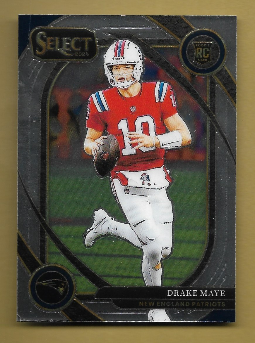 DRAKE MAYE 2024 PANINI SELECT CLUB LEVEL ROOKIE RC CARD #218 NFL PATRIOTS