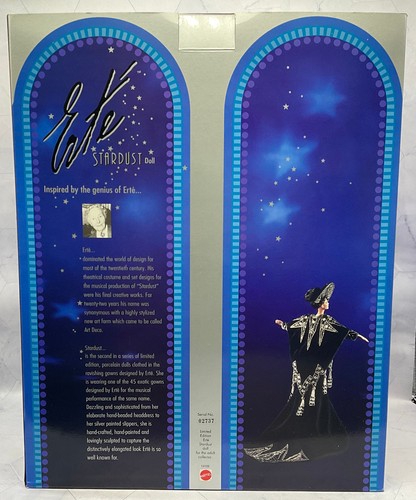 1996 Erte Stardust Barbie Porzellan Puppe Limited Editon Mattel 14109 - SDB - Bild 2 von 24