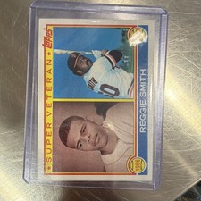 Topps Reggie Smith & Chuck Tanner Pirates Super Veteran Baseball Card Lot of 2