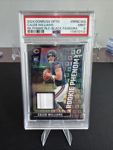 2024 Donruss Optic - Caleb Williams Rookie Phenoms Black Pandora 23/25. PSA 9!!