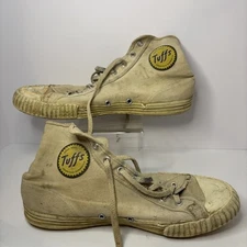 Vintage Goodyear Tuffs Rubber Gold Seal Rare Basketball Sneakers 1950s Shoes 40s