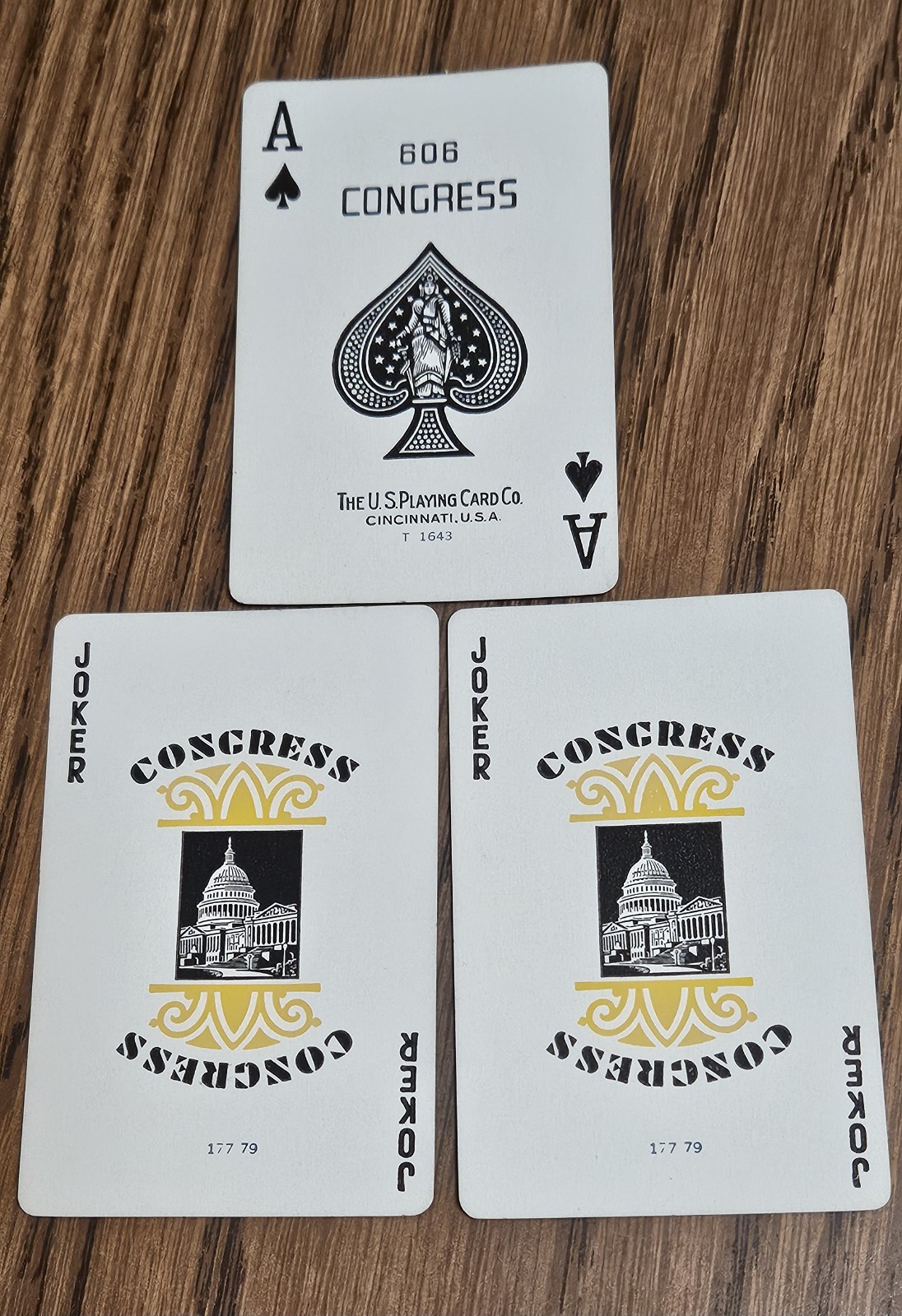 Congress 606 Playing Cards Triple Deck Show Girls Dancing Can Can Complete VTG