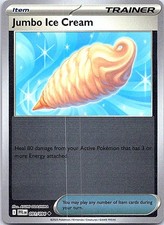 2025 POKEMON JUMBO ICE CREAM 091/094 UNCOMMON PHANTASMAL FLAMES REVERSE HOLO NM