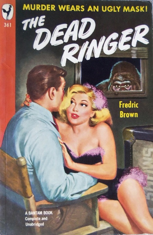 Vintage PB - BANTAM  # 361 - THE DEAD RINGER - FREDRIC BROWN - 1st  49