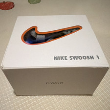 Nike Swoosh 1 TD Flyknit Sneaker US 3C Gray/Black Lightweight FB3241-001