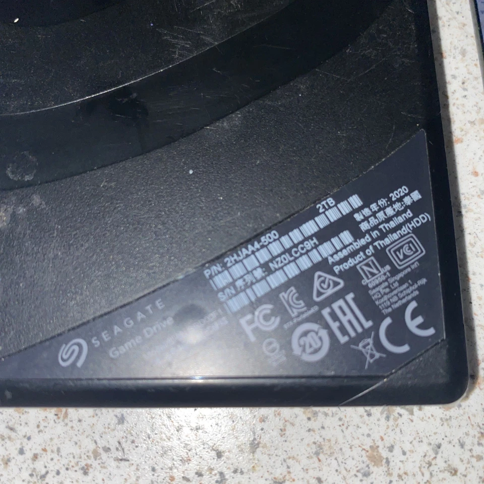 2 Seagate 2TB PlayStation PS4 External Storage - No Cords Untested Condition - Image 3 of 4