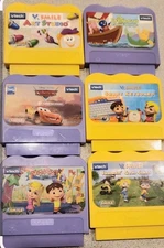 Lot of 6 Games VTech V.Smiles Learning Gaming System Early Childhood Elementary