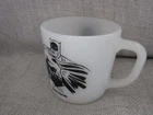 Vintage Batman COFFEE MUG Milk Glass 1966 Westfield (Heat Proof Cup)