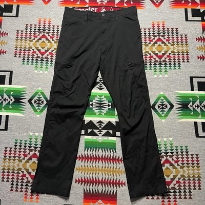 Wrangler ATG All Terrain Gear Pants Mens 34x30 Black Outdoor Hiking Workwear C7