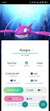 Shiny Kyogre Background Go Tour 2026 - 20k dust