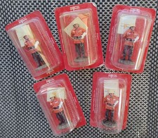 5x aus Zinn FEUERWEHR FIGUREN vom Del Prado aus 2003
