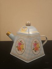 Biscuit Tin Teapot Petticoat Tails Mothers Day Gift Decor Reusable Shortbread
