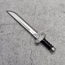 Custom Dynasty Knight Sword Black Silver for Blocks Minifigure Gc6sw5