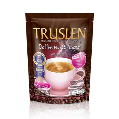 TRUSLEN Coffee Plus Collagen Mix Powder Weight Management 15 Sachets