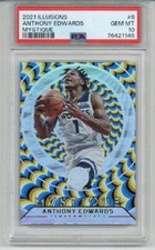 2021 PANINI ILLUSIONS MYSTIQUE #6 ANTHONY EDWARDS TIMBERWOLVES PSA 10 LOW POP
