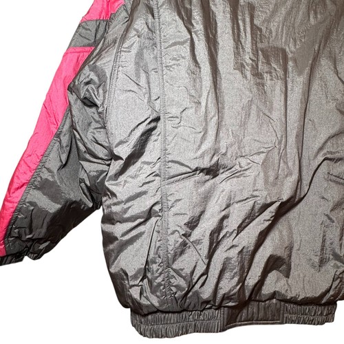Vintage 90s Descente Japan Women’s Nylon Ski Jacket Size S (6-8) Pink Gray - Picture 9 of 11