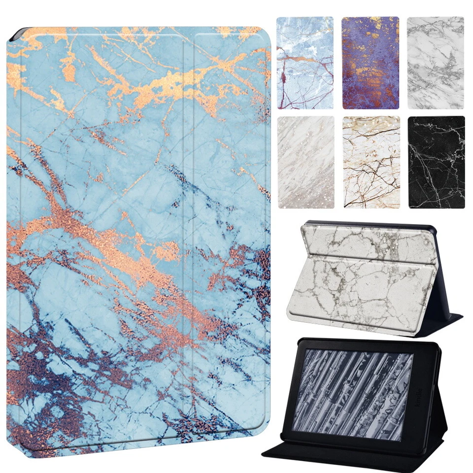 Funda protectora abatible delgada de cuero para Amazon Kindle Paperwhite 12345 8/10 Reino Unido