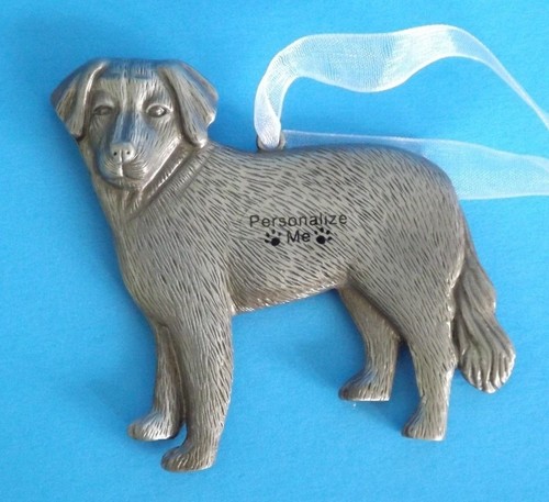 3" Labrador PewterZinc Dog Breed Ornament wHanging Ribbon Can be Personalized 3" Labrador PewterZinc Dog Breed Ornament wHanging Ribbon Can be Personalized