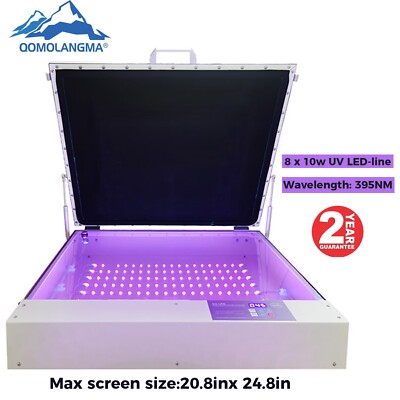 Tabletop Precise 20'' x 24'' 80W Vacuum LED UV Exposure Unit Local Pickup