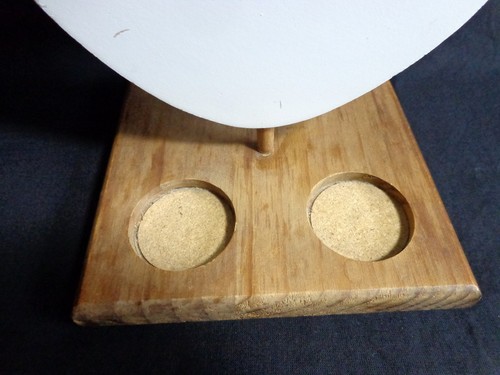 Goose Napkin Holder With Salt and Pepper Indents 9.5" White Wood - Picture 3 of 7