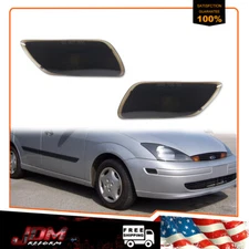 For 2000-2004 Ford Focus Sport Style Smoked Lens Front Side Marker Lights 2PCS