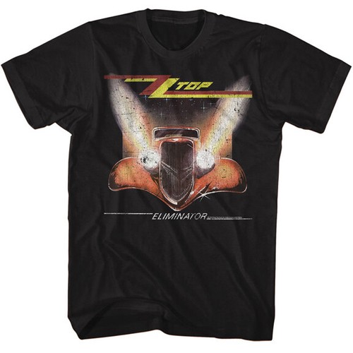 ZZ Top Eliminator Vintage Distressed Look Men's T Shirt Rock Music Band Merch - Picture 5 of 5