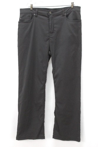 mens charcoal prAna Brion pants stretch 