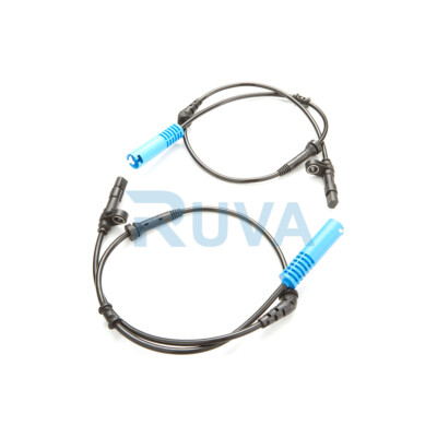 Ruva 2x ABS Wheel Speed Sensors Front For Mini Hatchback (01-06) Convertible (04