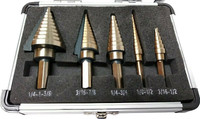 Premium Stufenbohrer Set 3-35Mm Hss Titanbeschichtet Kegelbohrer SchäLbohrer