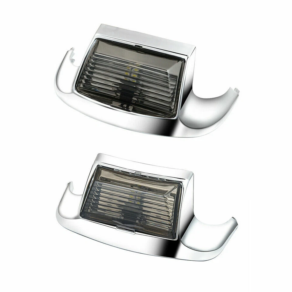 Luz de punta de guardabarros delantero/trasero clásico para Harley Road King Electra Glide Softail Foto 4 de 4