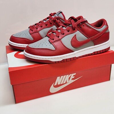 スニーカー Nike Dunk Low Retro Medium Grey Varsity Red UNLV DD1391-002 Nike Dunk Low Retro Medium Grey Varsity Red UNLV DD1391-002