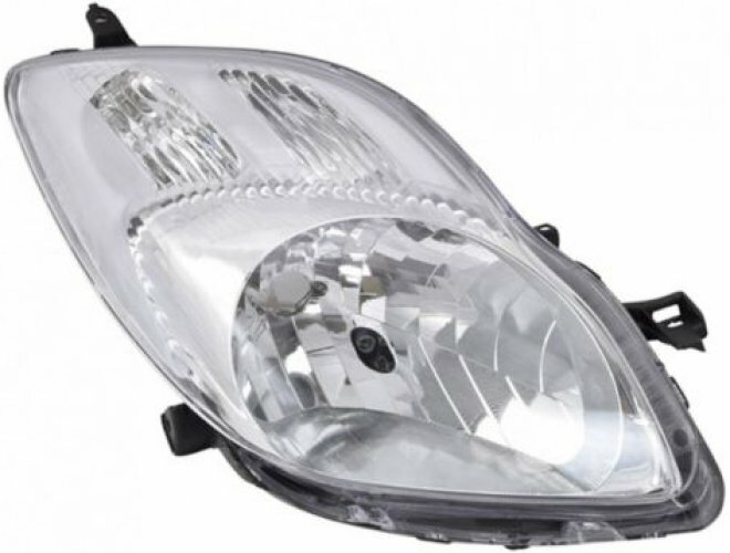 Phare avant droite Toyota Yaris 2009-2011 optique anti-jaunissement haute clarté