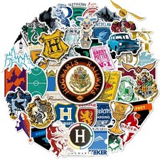 50pcs Harry Potter Vinyl Stickers, Waterproof Non-residue High Quality